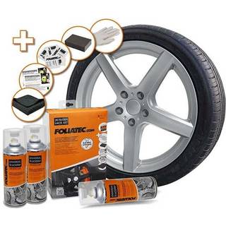 Foliatec fælgmaling kit 2K, blank metallic