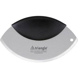 triangle Einhandwiegemesser 17 cm - gehärteter Edelstahl - Schwarz,Silber