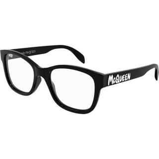 Alexander McQueen AM0350O 001 52 Briller Mænd Black - Black - 52mm