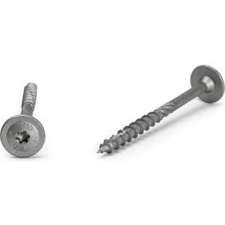 Arvid Nilsson Træskrue med skivehoved og skærespids, WAF-C3 10x80 mm, T40, 50 st