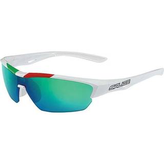 Salice 011 ITA BIANCO/RW VERDE 122 Solbriller Mænd Hvid - White - 122mm
