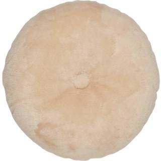 Lammeskindspude | Moccasin | Dobbeltsidet | D45 cm