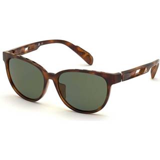 Adidas Sport Kvinde SP0021 52R Solbriller Plast Havana Geometrisk Polariseret