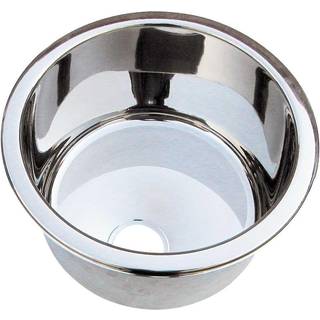 Vask båt Barka Licil 36, rund, Ø390 mm, rustfrit stål, sølv
