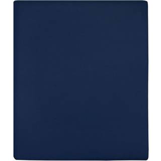 stræklagen 180x200 cm jerseybomuld marineblå