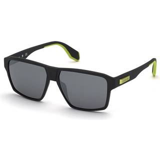 Adidas Mand OR0039 02C Solbriller Injiceret Sort-opaque Røg Geometrisk Normal Spejl