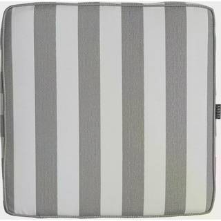 Diyti Wide Stripe Pude 45x45 Cm - Puder til Solsenge Polyester Grå - 07-GREC-WS-GRE/WHI