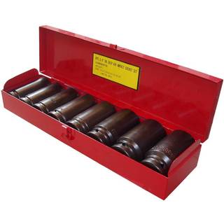 King Tony Krafttoppesæt 3/4" 26-38 mm 6-kantede 8 dele, lange