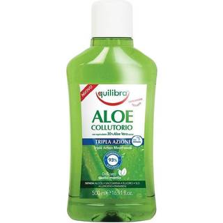 Naturlig Aloe Vera Mundskyl Equilibra Xylitol Triple Action 500 ml.