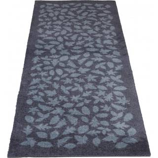 Tica Copenhagen - Smudsmåtte - Leaves - Grå - 67x200 cm