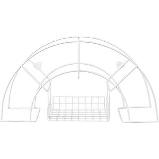 Nyby Bruk 6017-1 Slangeholder med kurv Hvid