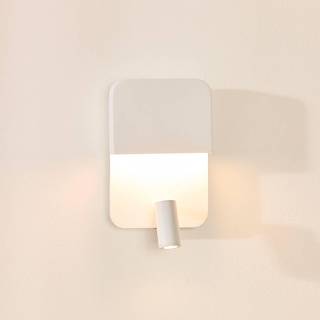 Boxer LED-væglampe med spot, sort