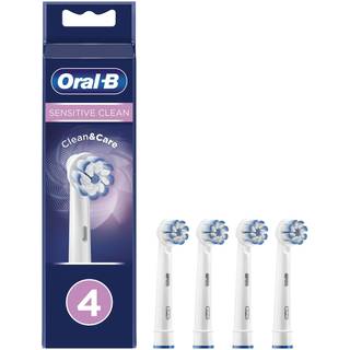 Oral-B, el-børstehoved, Sensitive, Ultra-Thin, Clean & Care, 4 stk.