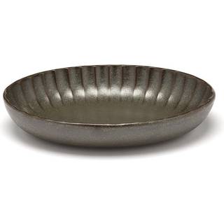 Serax Inku oval serveringsskål S 13x19 cm Green
