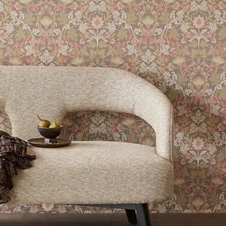 Berries & Flowers - Taupe