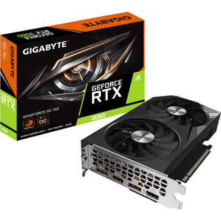 GIGABYTE RTX 3060 Windforce OC 12G NVIDIA GeForce RTX 3060 12 GB GDDR6