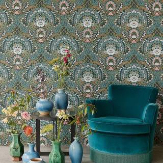 Flower Medallion - Blue