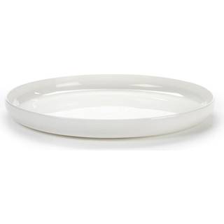 Serax Base tallerken med høj kant hvid 28 cm