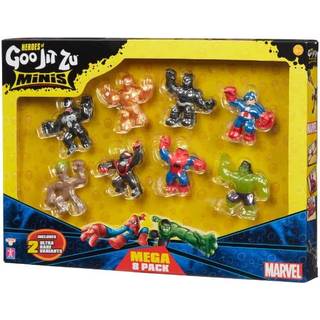 Heroes of Goo Jit Zu Goo Jit Zu Marvel Minis S4 8 Pack Black
