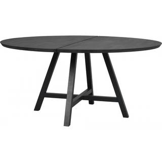 Rowico Home Carradale spisebord Sort ask 150 x 150 cm