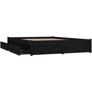 Sengeramme Med Skuffer Small Double - Naturfarvet / 160 x 200 cm