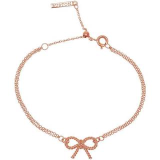Olivia Burton Rose Gold Bow Bracelet - Rose Gold - Adjustable