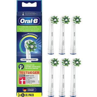 6 stk. Oral-B CrossAction CleanMaximiser Børstehoveder