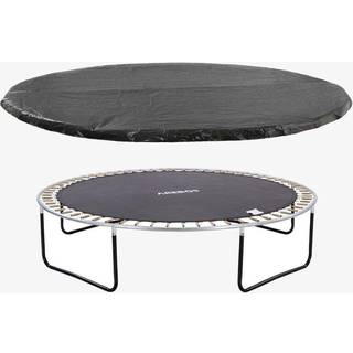 Arebos® trampolinpresenning Ø 305 cm sort rivefast & UV-bestandig vejrbeskyttelsespresenning trampolinbeskyttelse