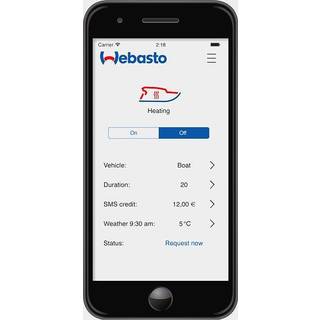 Webasto ThermoConnect TCON2 - app styring