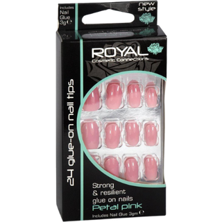 Royal Kunstige Negle Petal Pink 24 Stk