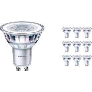 Fordelspakke 10x Philips Corepro LED Spot GU10 PAR16 3.5W 275lm 36D - 840 kold hvid | erstatter 35W