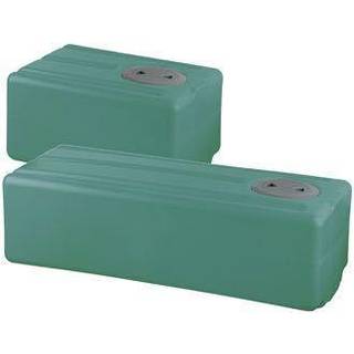 Vandtank CAN-SB, 32 liter, med inspektionsluke, 450 x 390 x 200 mm, polyethylen, grøn