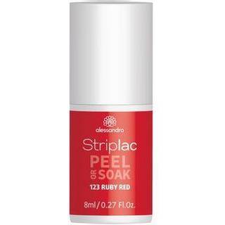 Alessandro STRIPLAC PEEL OR SOAK RUBY RED -VEGAN