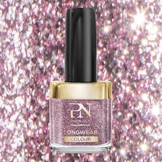 PRONAILS - LongWear Neglelak 236 - 10 ml - Burning Love / Rosa Glitter