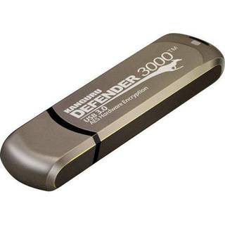 Kanguru Encrypted Defender 3000 256GB USB 3.2 Gen 1 Brun
