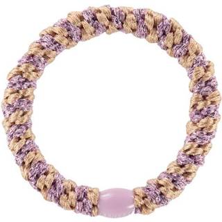 Bon Dep - Kknekki Elastik - Peach Pink Glitter Stripe - One size