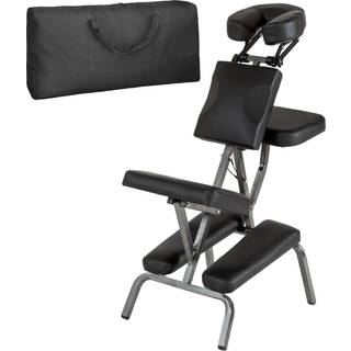 Massagestol i kunstlæder - sort