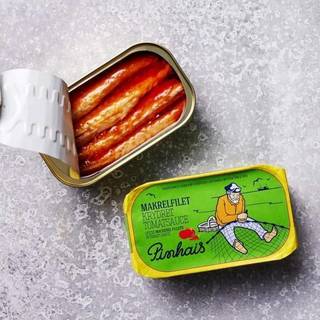 Grøndals, Makrelfilet i krydret tomat 125 g.