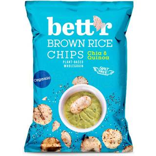 Ris Chips med chia og quinoa Økologisk - 60 gram - bettr