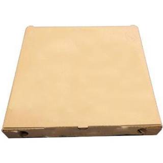 Pizzaæske neutral uden tryk 32x32x3cm brun