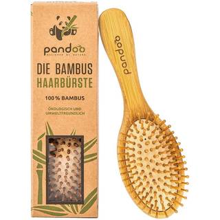 Pandoo Bamboo Hairbrush Hårbørste lavet af bambustræ 1 stk. - 1 stk.