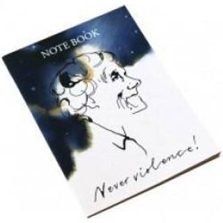 Astrid Lindgren Notebook A5 Never Violence - Notesbog