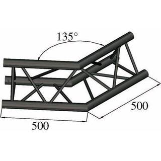 Alutruss TRILOCK S-PAC 23 2-Way Corner 135°black TILBUD NU