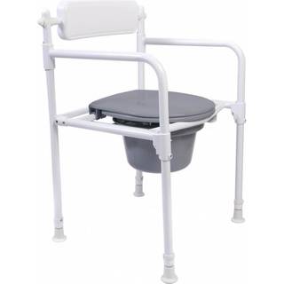 Foldbar toiletstol med bækken