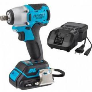 HAZET Mini-akku slagnøgle 18V 2.0Ah 1/2" Inkl. batterier og lader (9212M-1)