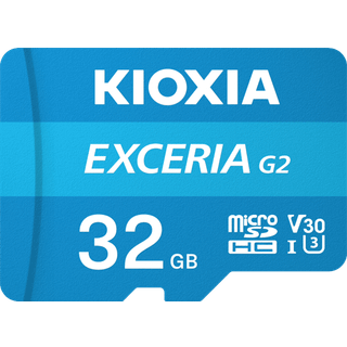 Kioxia EXERCIA G2 MicroSD/SD - 100MB/s - 32GB