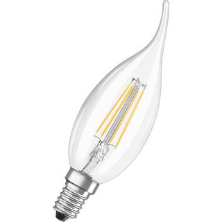 LEDVANCE LED Osram Kerte Vindstød 4W=40W klar E14