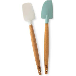 Nordic Ware Nordic Ware mini dejskraber bøgetræ 2-pak Hvid/Blå