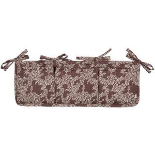 Sengelomme med 3 dybe lommer - Müsli - Reed - By green Cotton - Brown Sugar