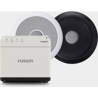 Marinestereopakke Fusion Apollo WB675, 12 V, 280 W, hvid + 2 marinehøjttaler Fusion XS Classic 6.5", 200 W